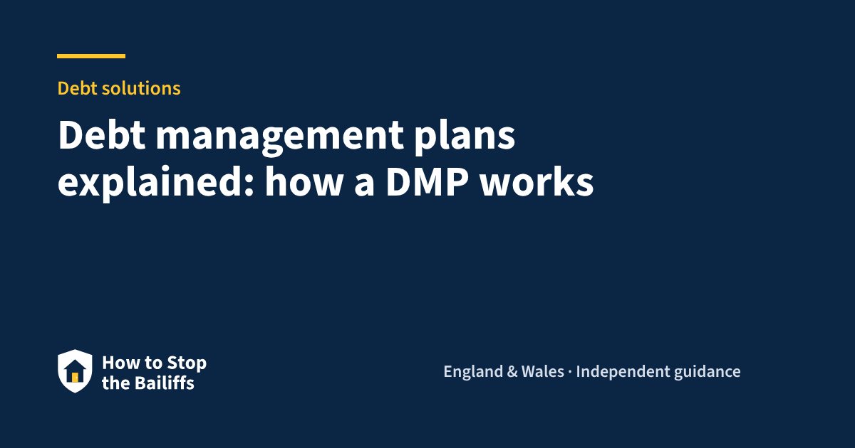 Debt management plans explained: how a DMP works