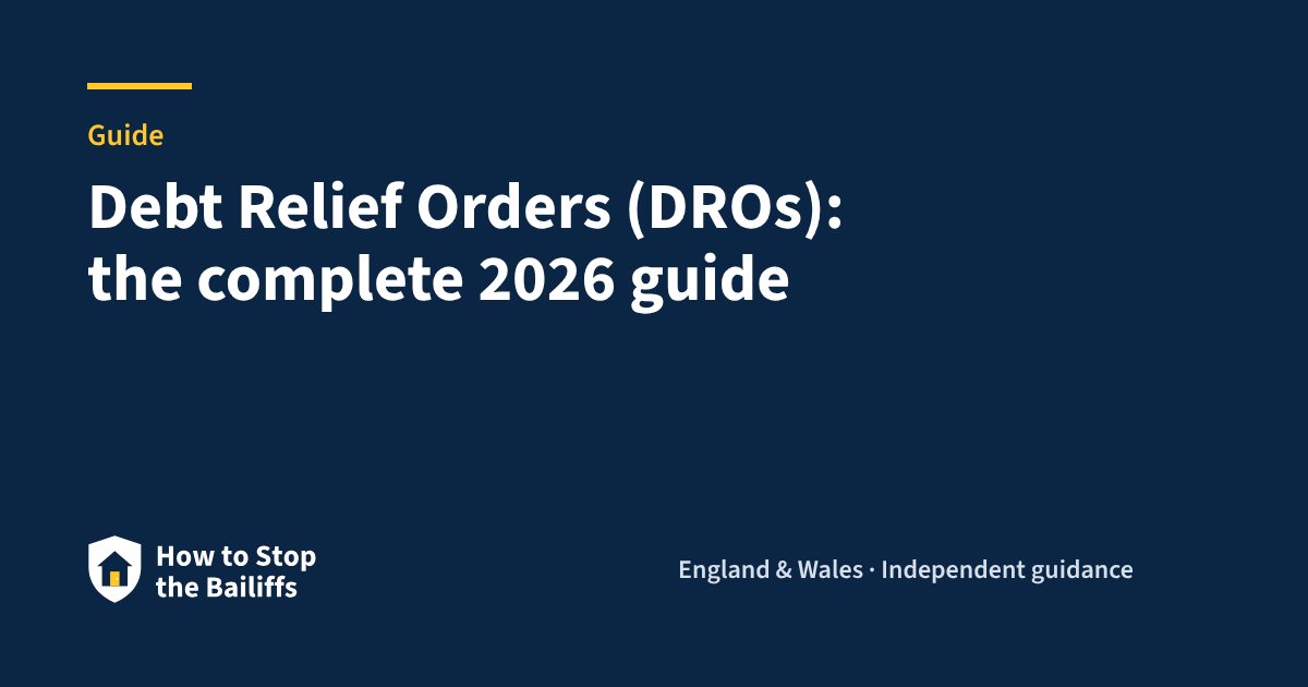 Debt Relief Orders (DROs): the complete 2026 guide