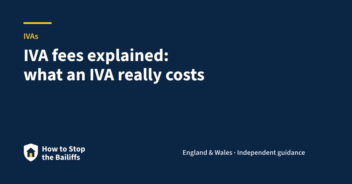 IVA fees explained: what an IVA really costs